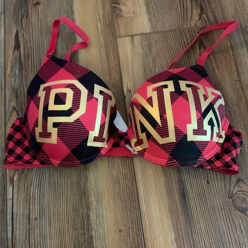 Pink bra